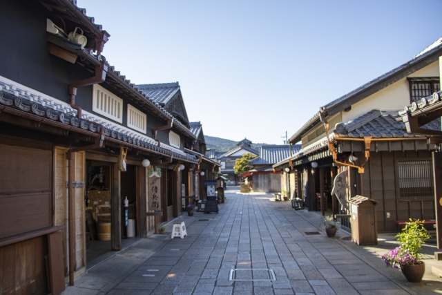 伊勢の歴史的な町並みが残るおはらい町